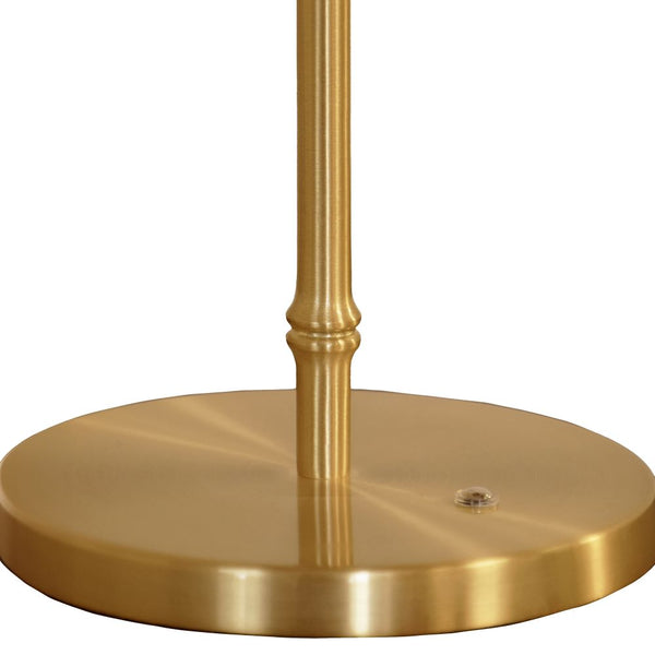 Hannah Rechargeable Lamp round brass base