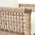 Hannon Club Chair Seagrass Detail