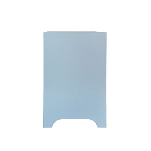 Castella Light Blue Side Table Side View
