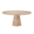 Hudson Dining Table - Round cerused oak top
