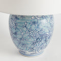 Hannah Floral Vine Table Lamp base closeup