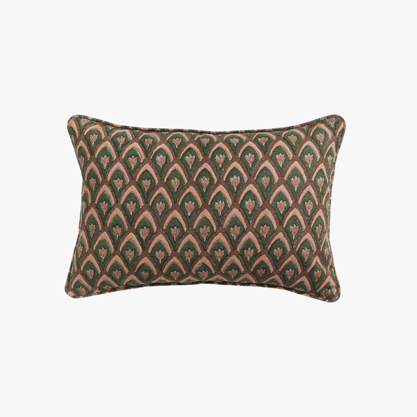 Haveli Rosewood Lumbar Pillow Cover