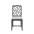 Hayden Dark Grey Chippendale Side Chair from Dear Keaton