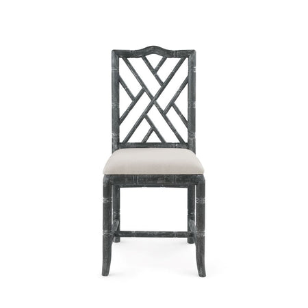 Hayden Dark Grey Chippendale Side Chair from Dear Keaton