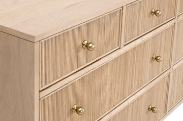 Essentials For Living Highland 8-Drawer Double Dresser Natural Oak