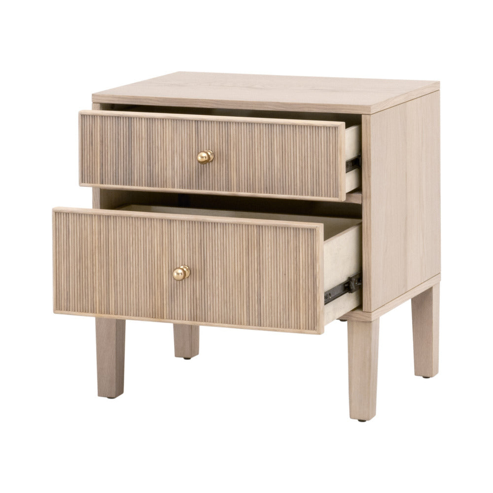 Hayward Oak Nightstand - Bedside Tables - Dear Keaton