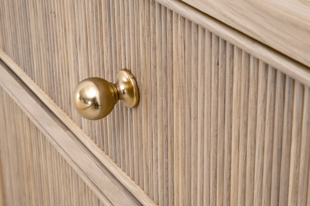 Hayward Oak Nighstand Hardware Closeup