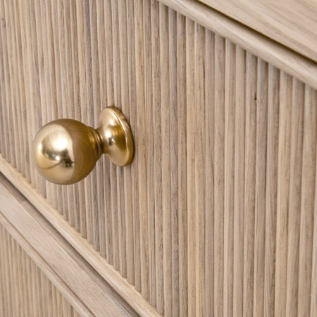 Hayward Oak Nighstand Hardware Closeup