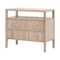 Hayward Open Shelf Oak Nightstand from Dear Keaton