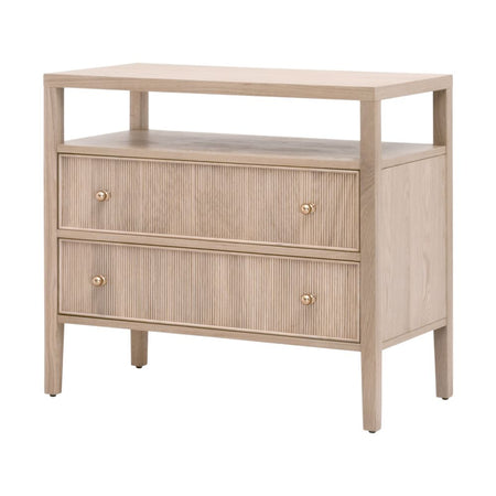 Hayward Open Shelf Oak Nightstand from Dear Keaton