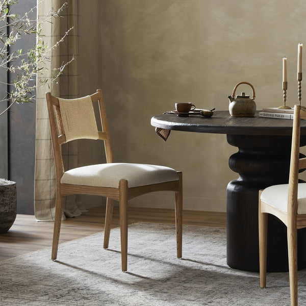 Hector Dining Chair in moody dining room