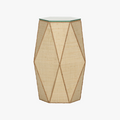 Hector Raffia Drinks Table