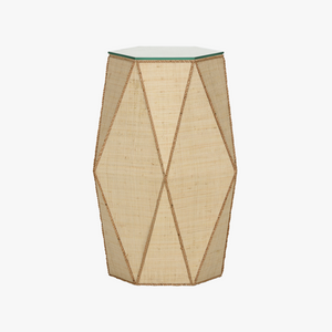 Hector Raffia Drinks Table