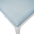 Heston Light Blue Dining Chair performance fabric seat