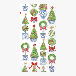 Holiday Topiary Paper Guest Towels