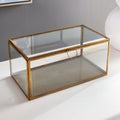 Hollis Glass and Brass Display Box