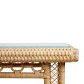 Hope Town Rattan Console Table closeup