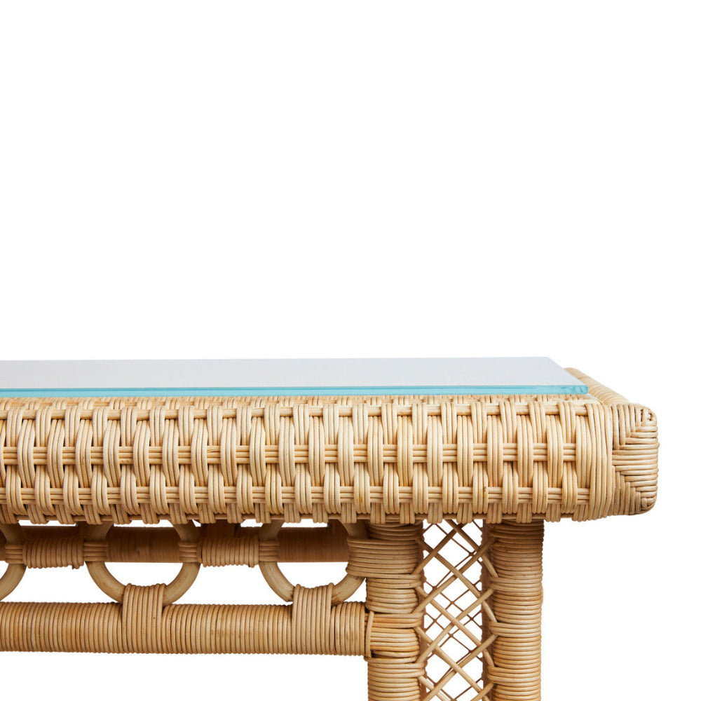 Hope Town Console Table - Coastal Rattan Furniture - Dear Keaton