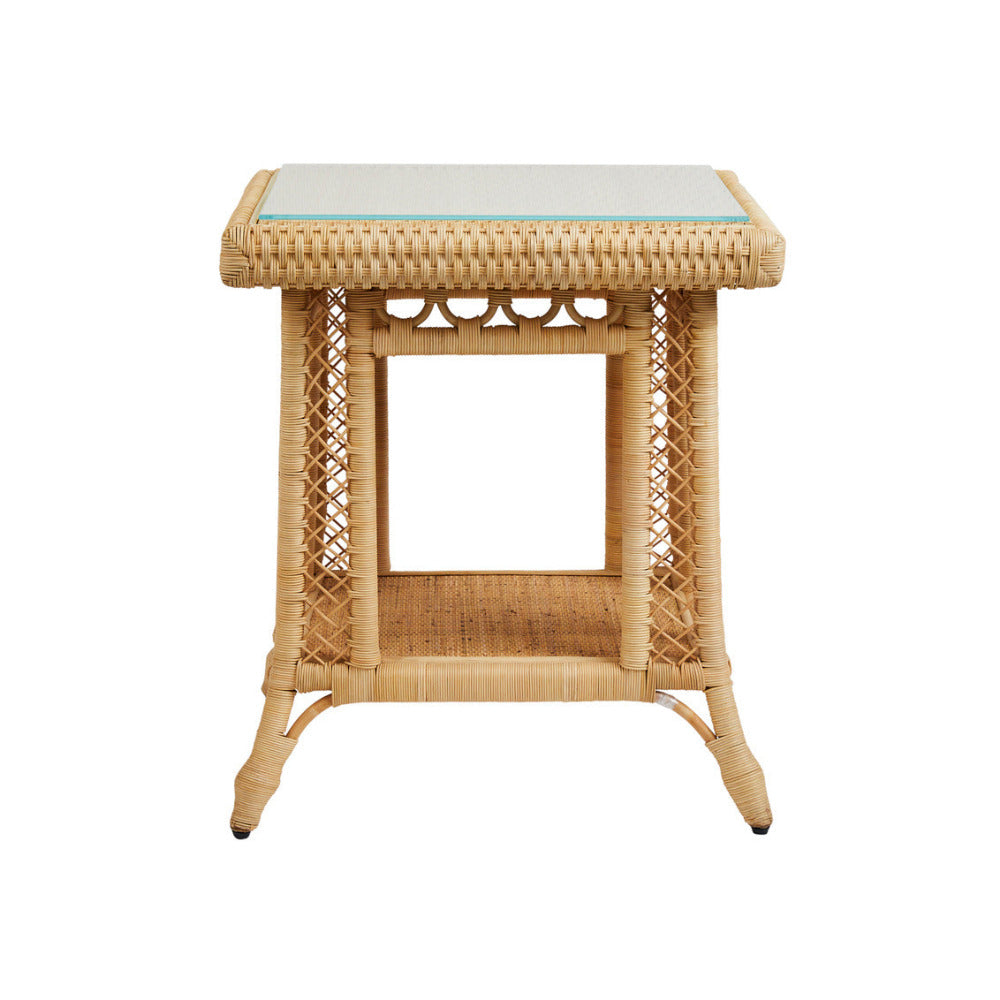 Hope Town Woven Rattan Side Table 