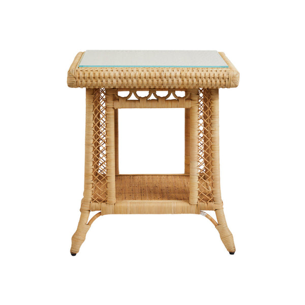 Hope Town Woven Rattan Side Table 