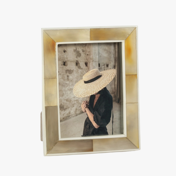 Horn and Bone Photo Frame