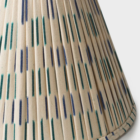Ikat Gathered Lamp Shade Closeup