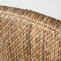 Jarrett Woven Water Hyacinth Bed - Sweater weave details