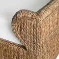 Jarrett Woven Water Hyacinth Footboard closeup