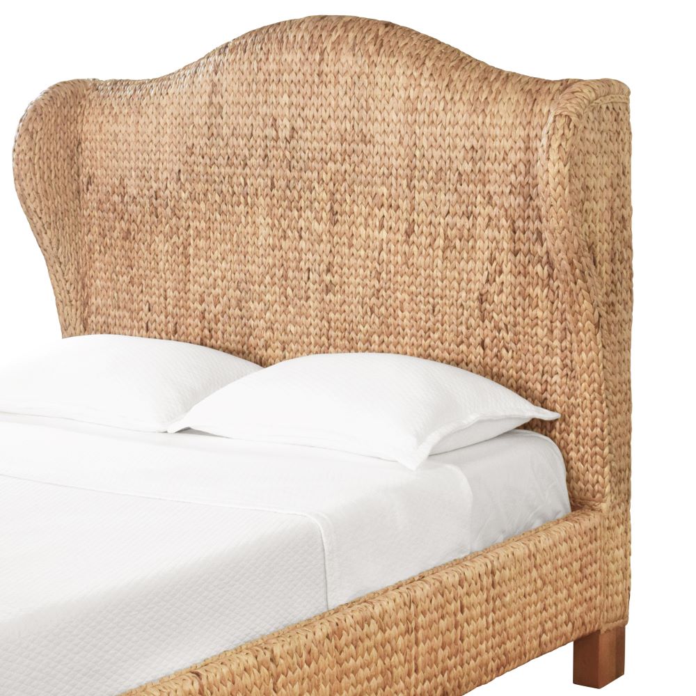 Jarrett Woven Water Hyacinth Bed closeup