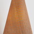 Justine Wall Sconce grasscloth shade closeup