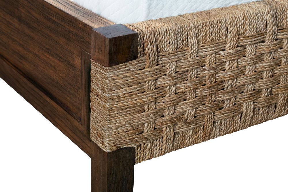 Koko Seagrass Bed Footboard