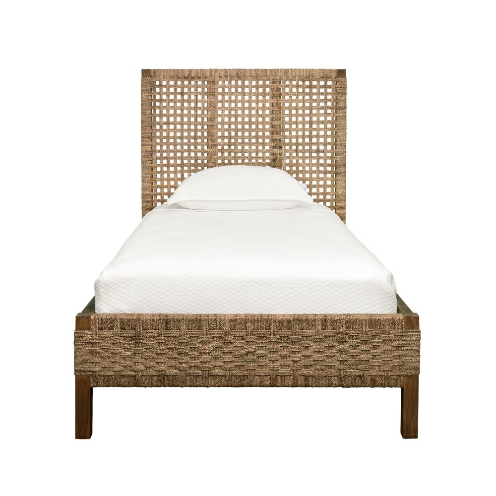 Koko Seagrass Twin Size Bed 
