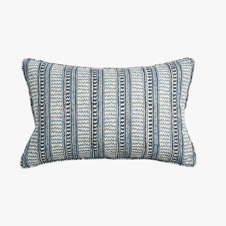 Throw Pillow Covers 24x24 - Decorative Pillows for Couch Set of 2 Rustic  Linen Striped Cushion Cover Soft Large Pillowcase for Bedding Decor, Sofa