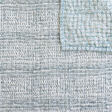 Kantha Quilt Closeup