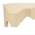 Kensington Natural Raffia Console corner closeup
