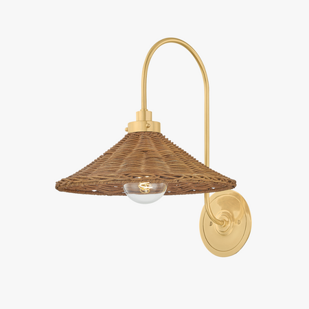 Kensington Rattan Wall Sconce