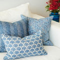 Nori Riviera Lumbar Pillow Cover Styled with Khan Tahoe Pillow