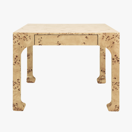 Kinsley Burl Wood Game Table 