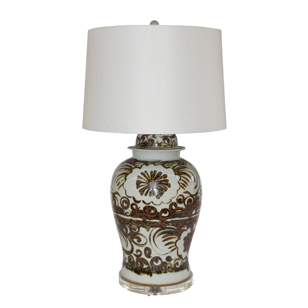 Brown Silla Flower Lamp from Dear Keaton
