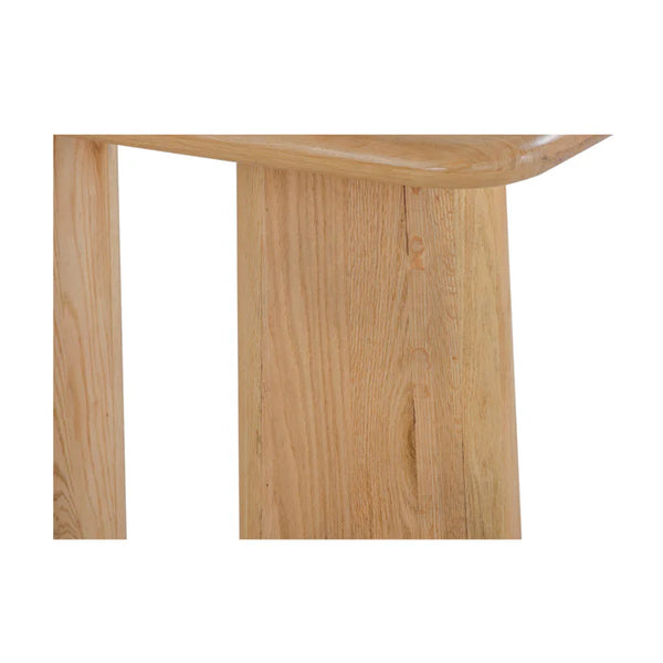 Aliso Natural Console Table - wood grain details
