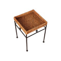 Lacoste Side Table rattan top