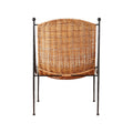 Lacoste Woven Wicker Chair Back