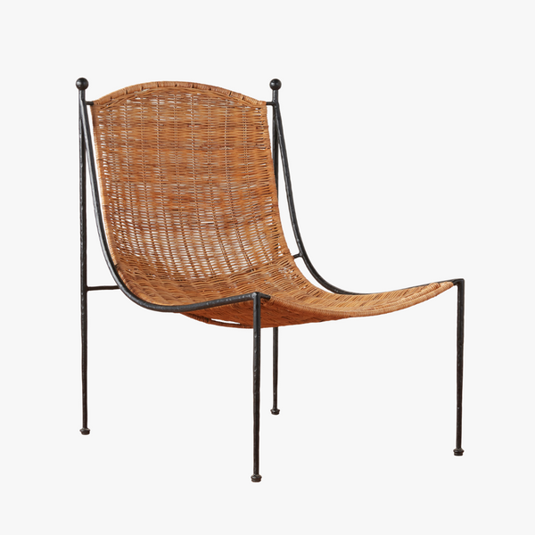 Lacoste Woven Wicker Lounge Chair