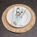 Laguiole Pale Turquoise Flatware table setting styled 