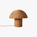 Lanai Table Lamp - woven wicker dome shade