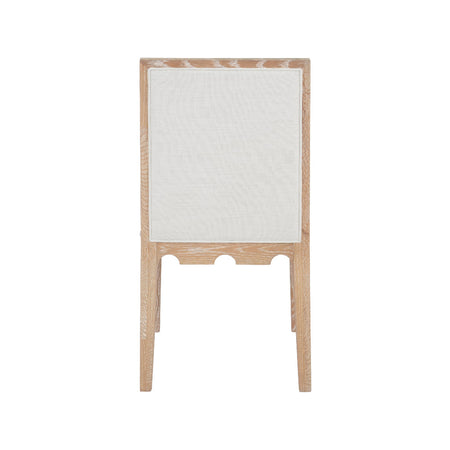 Lancaster Cerused Oak Chair - back view