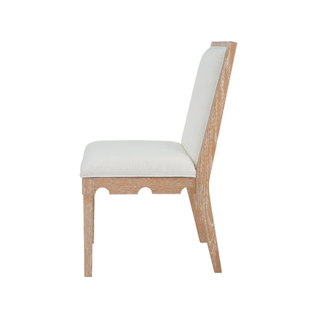 Lancaster Cerused Oak Chair - side view