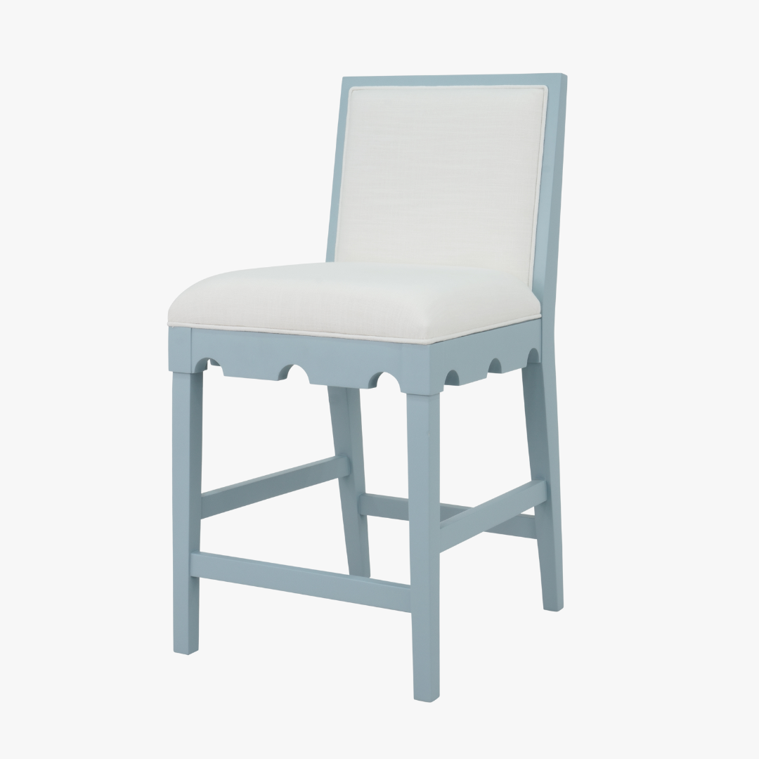 Lancaster Light Blue Counter Stool