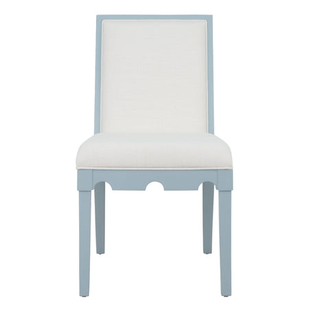Lancaster Light Blue Matte Lacquer Dining Chair