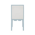 Lancaster Light Blue Matte Lacquer Dining Chair back view